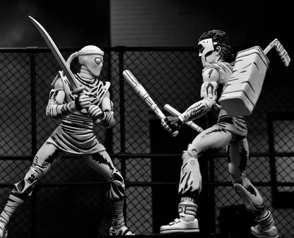 Tortues Ninja - Figurine articulée Casey Jones (Variante Comics Mirage Noir et Blanc)