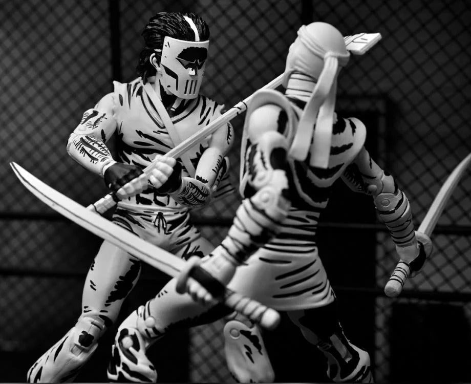 Tortues Ninja - Figurine articulée Casey Jones (Variante Comics Mirage Noir et Blanc)