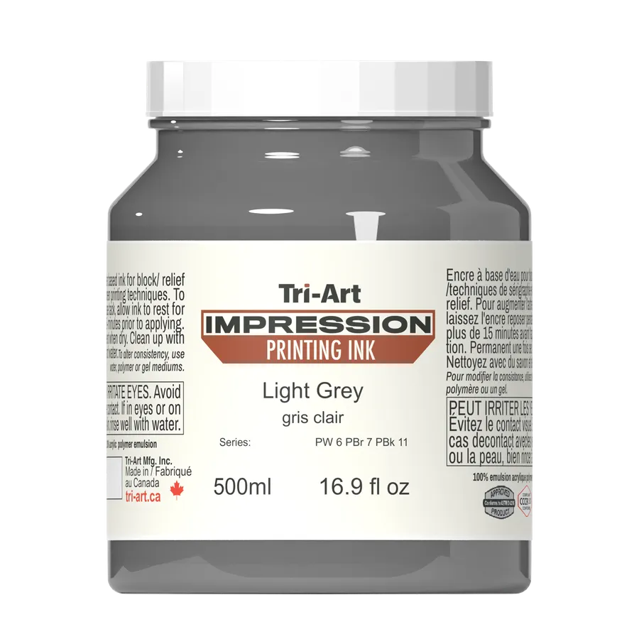 Impressions Block Printing Ink - Light Grey