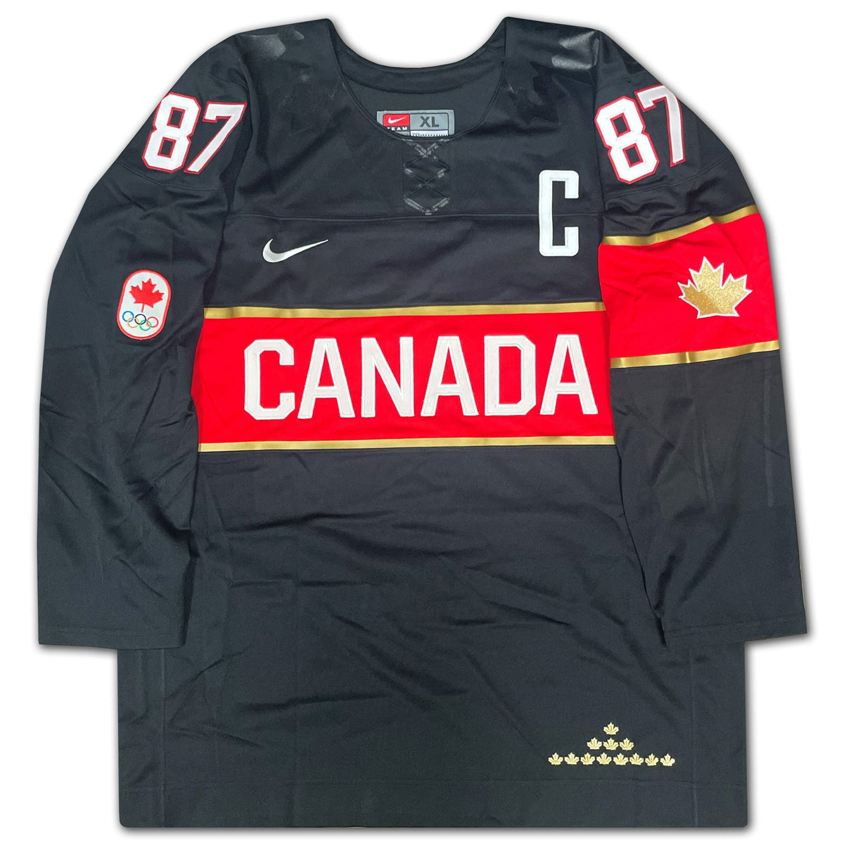Sidney Crosby Signed 2014 Team Canada Black Jersey