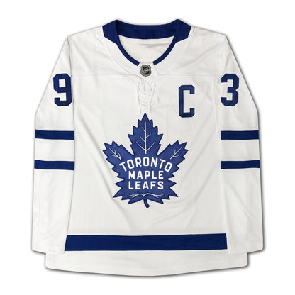 Doug Gilmour Autographed Toronto Maple Leafs White Jersey