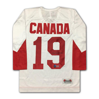 Paul Henderson Team Canada Autographed 1972 Summit Jersey White