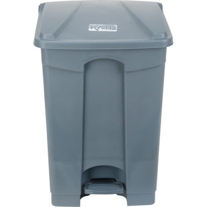Step-On Garbage Can, Plastic, 12 US gal. Capacity