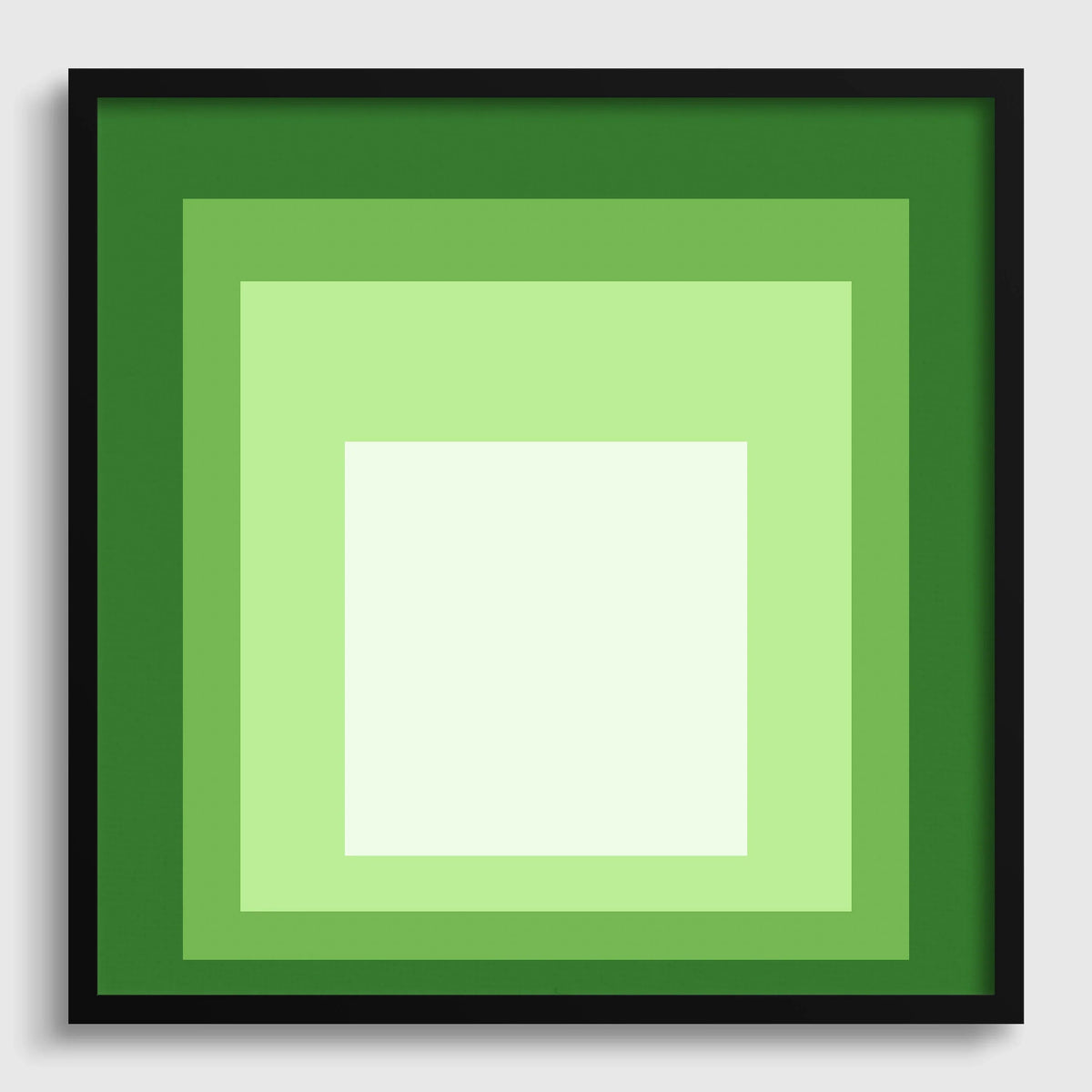 Impression Giclée inspirée de l'œuvre « Hommage au carré » de Josef Albers : Art Moderne du Milieu du XXe Siècle