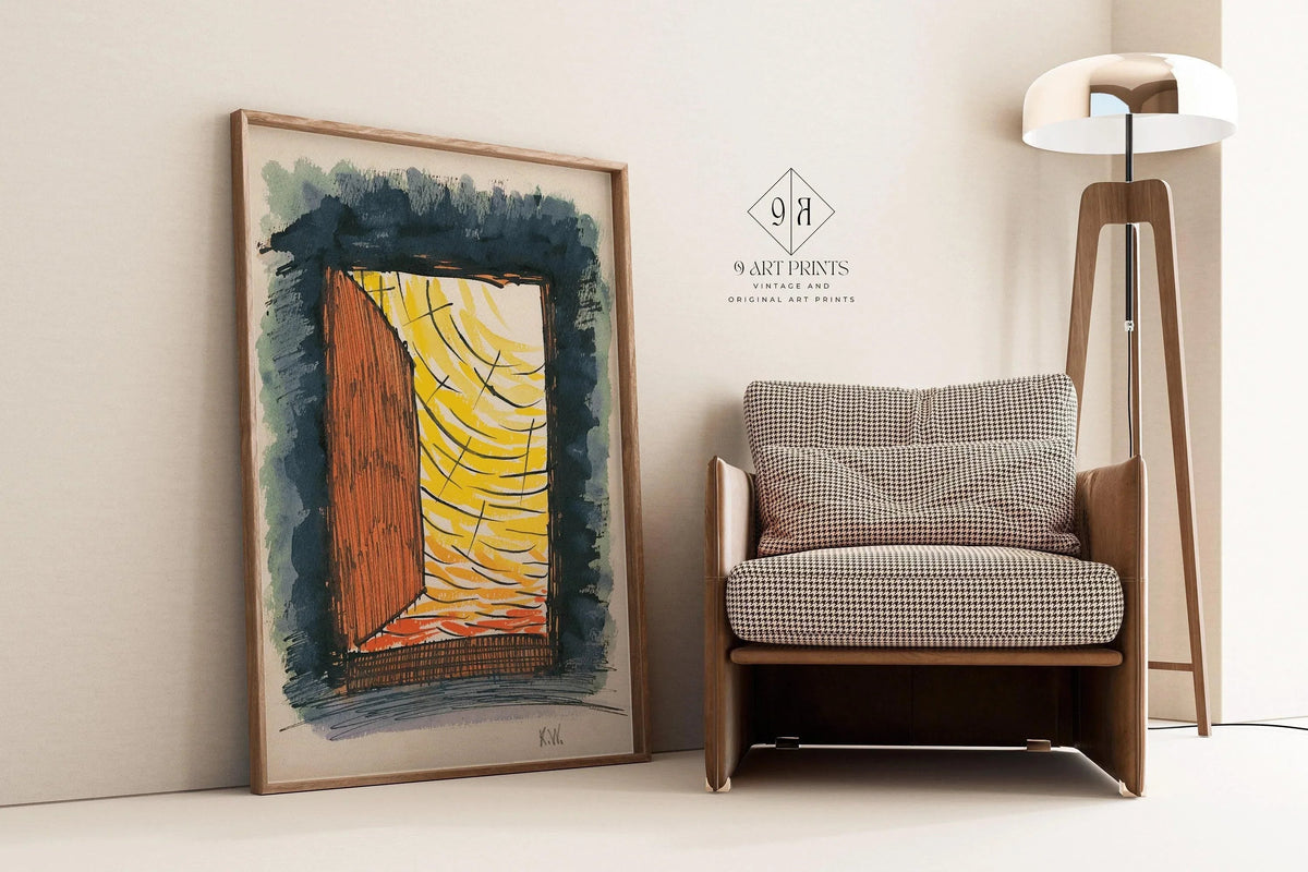 Karl Wiener Abstract Art Print: From My Life No. 13 (Handframed or Unframed)