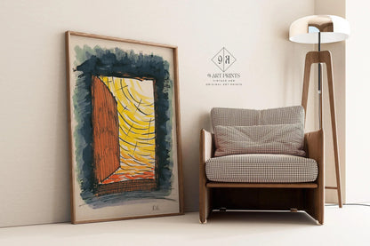 Karl Wiener Abstract Art Print: From My Life No. 13 (Handframed or Unframed)