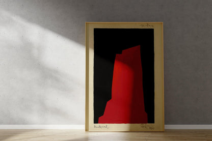 Karl Wiener - Monument | Modern Abstract Art (available handframed or unframed)