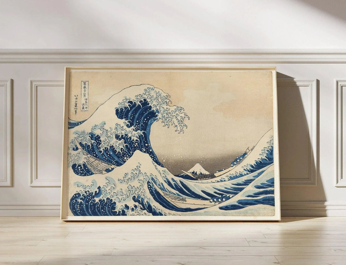 Katsushika Hokusai - Great Wave Off Kanagawa |  PRINT | Famous Japanese Woodblock Art (available handframed or unframed)