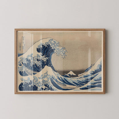 Katsushika Hokusai - Great Wave Off Kanagawa |  PRINT | Famous Japanese Woodblock Art (available handframed or unframed)