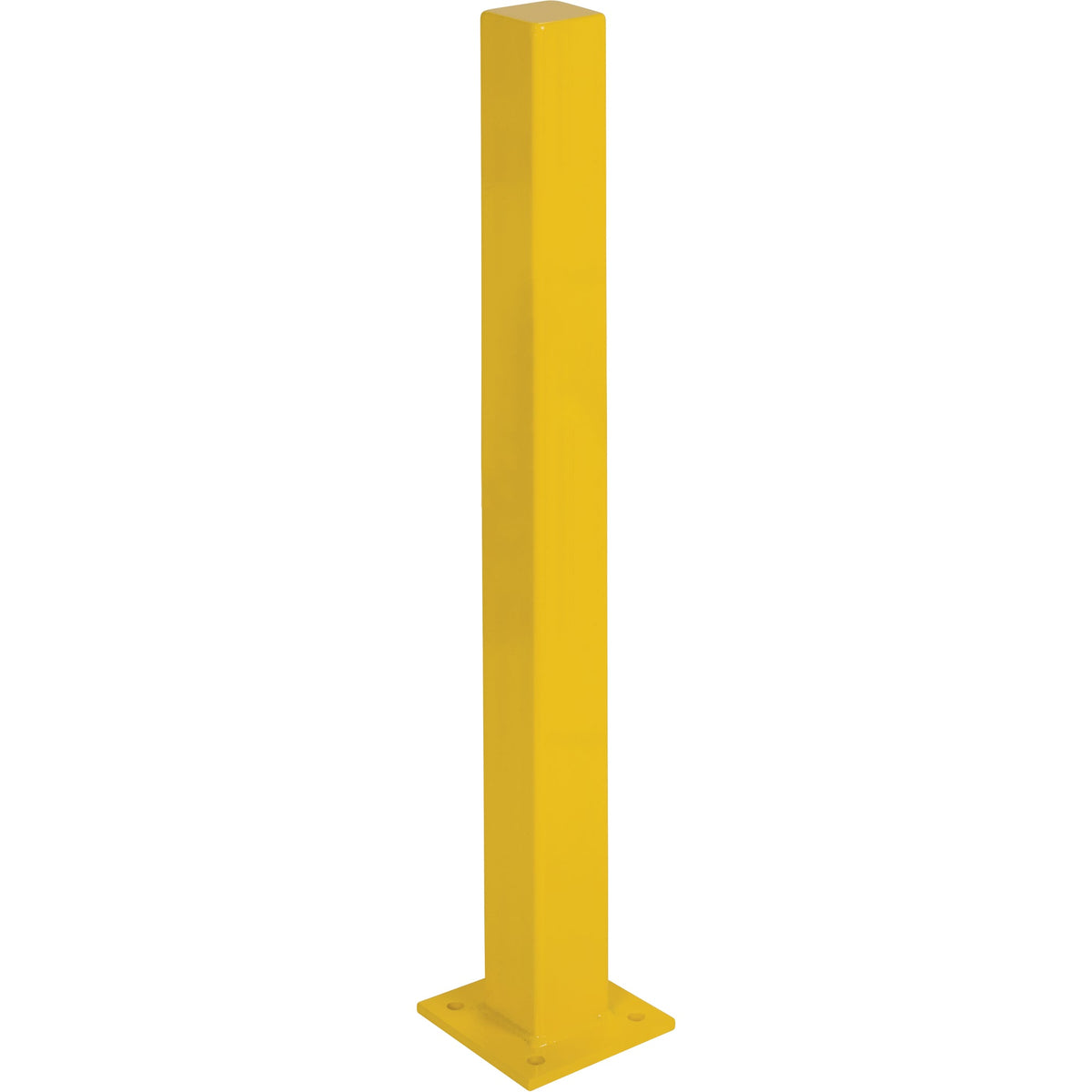 Bornes robustes, acier, 122 cm H x 10 cm L, jaune
