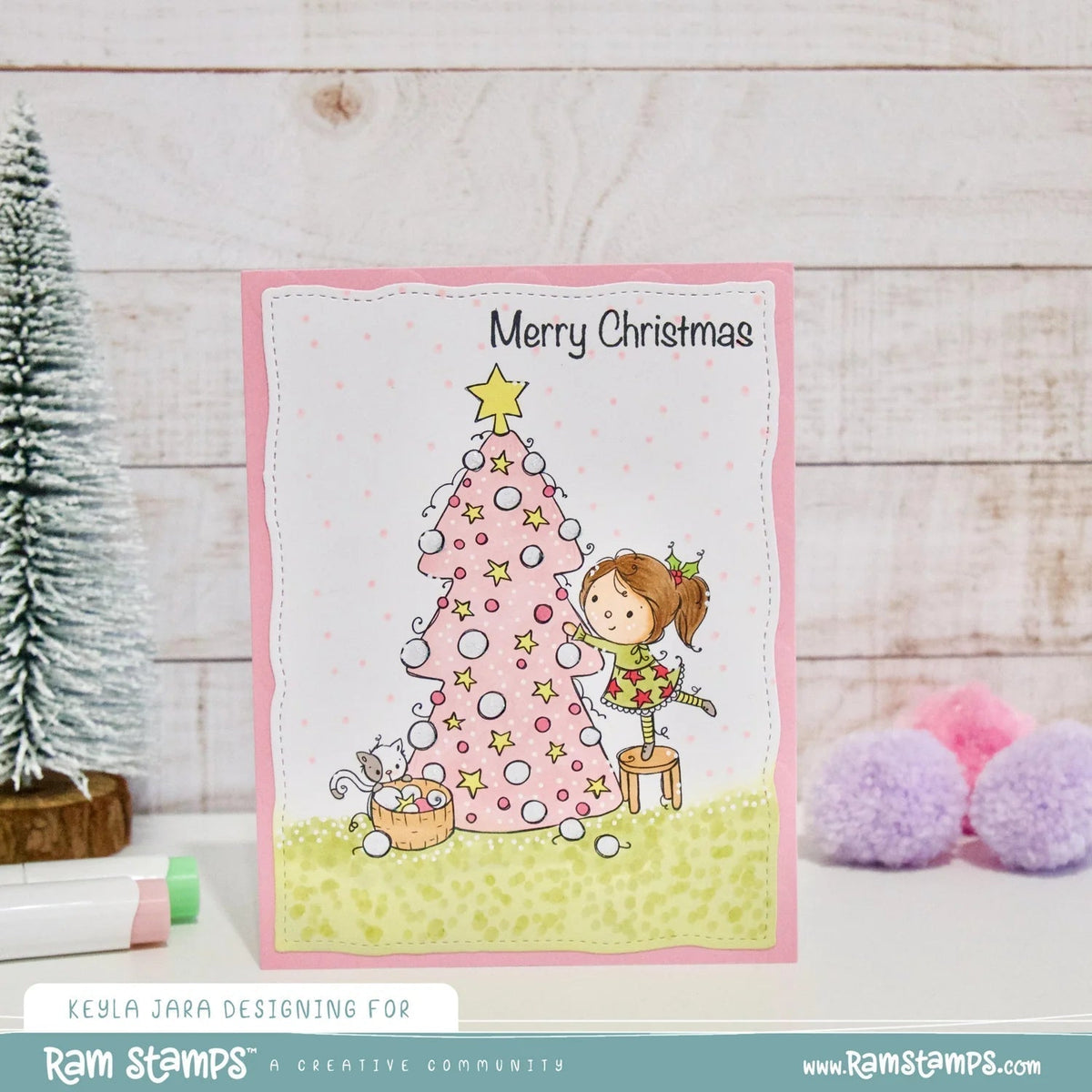 Tampon transparent Le sapin de Noël 32667