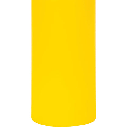 Gaine de poteau en polyéthylène, 4-1/2" dia. x 64" L, rouge/jaune