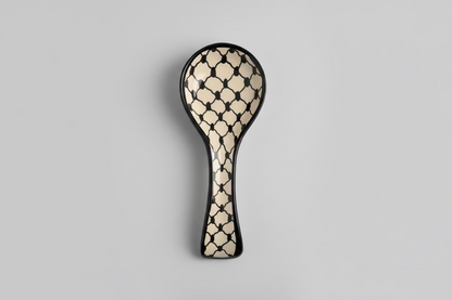 Repose-cuillère en céramique fait main – Grande taille | Plusieurs motifs