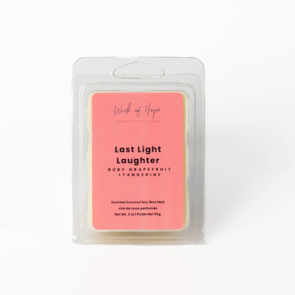 Galet de cire fondante Dernier Rire Crépusculaire | Pamplemousse Ruby + Mandarine