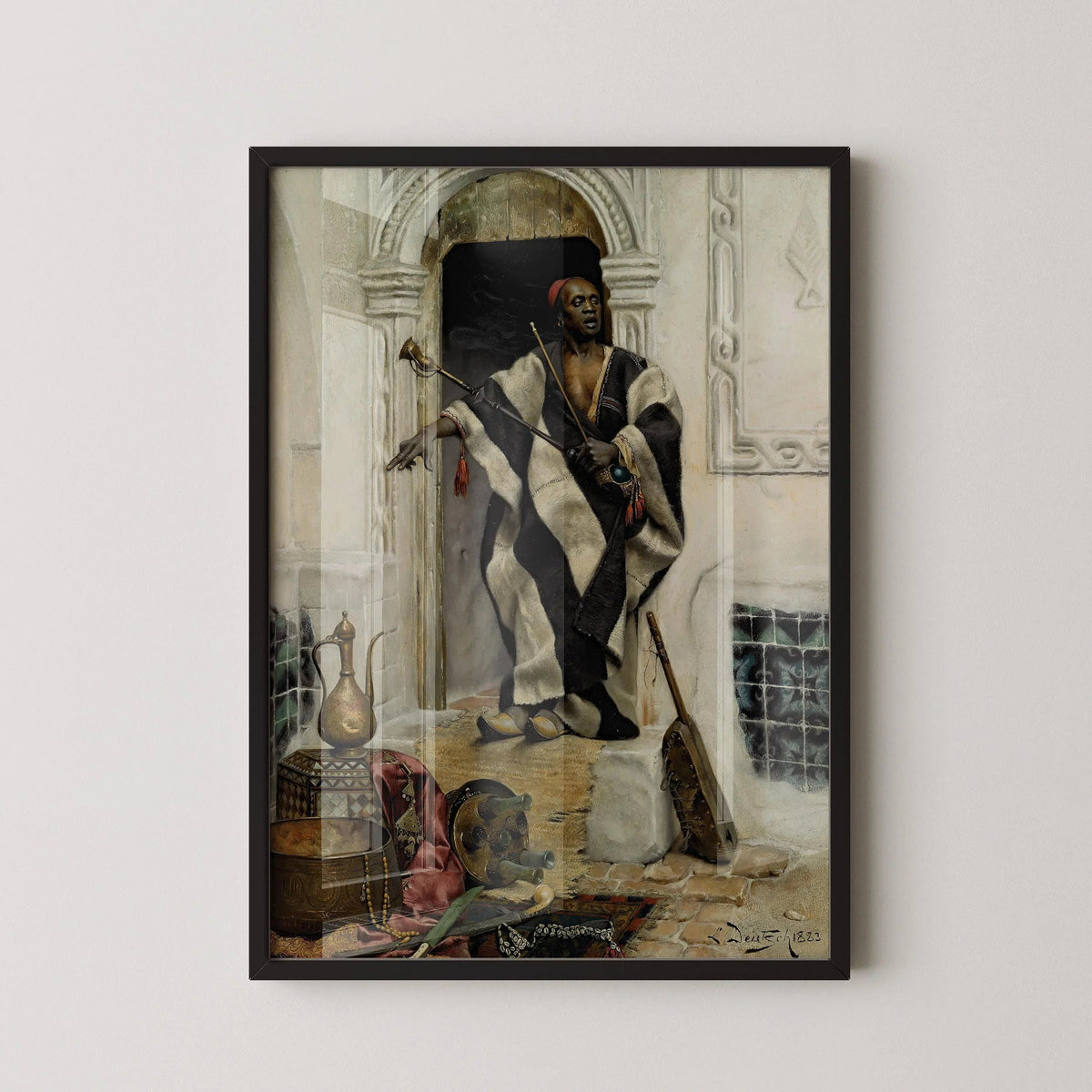 Ludwig Deutsch - The Della'l | Orientalist Art (available handframed or unframed)