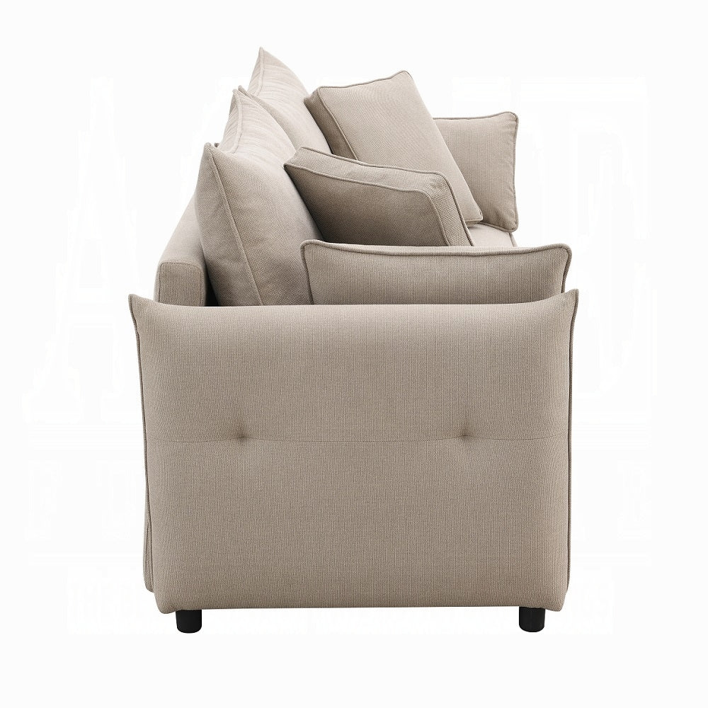 Canapé-lit convertible avec rangement Cais - Beige
