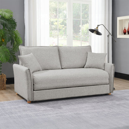 Canapé-lit avec rangement Oran (taille condo) – Gris