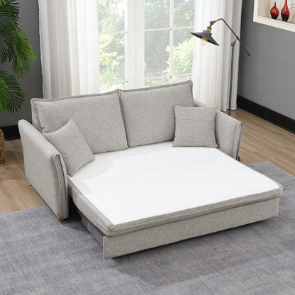 Canapé-lit avec rangement Oran (taille condo) – Gris