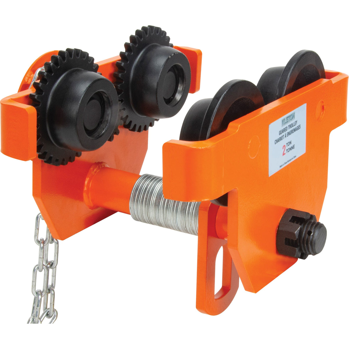 Chariot réglable avec plaques de sécurité, capacité de 907 kg (2000 lb), 2-5/16 po - 4-14/16 po