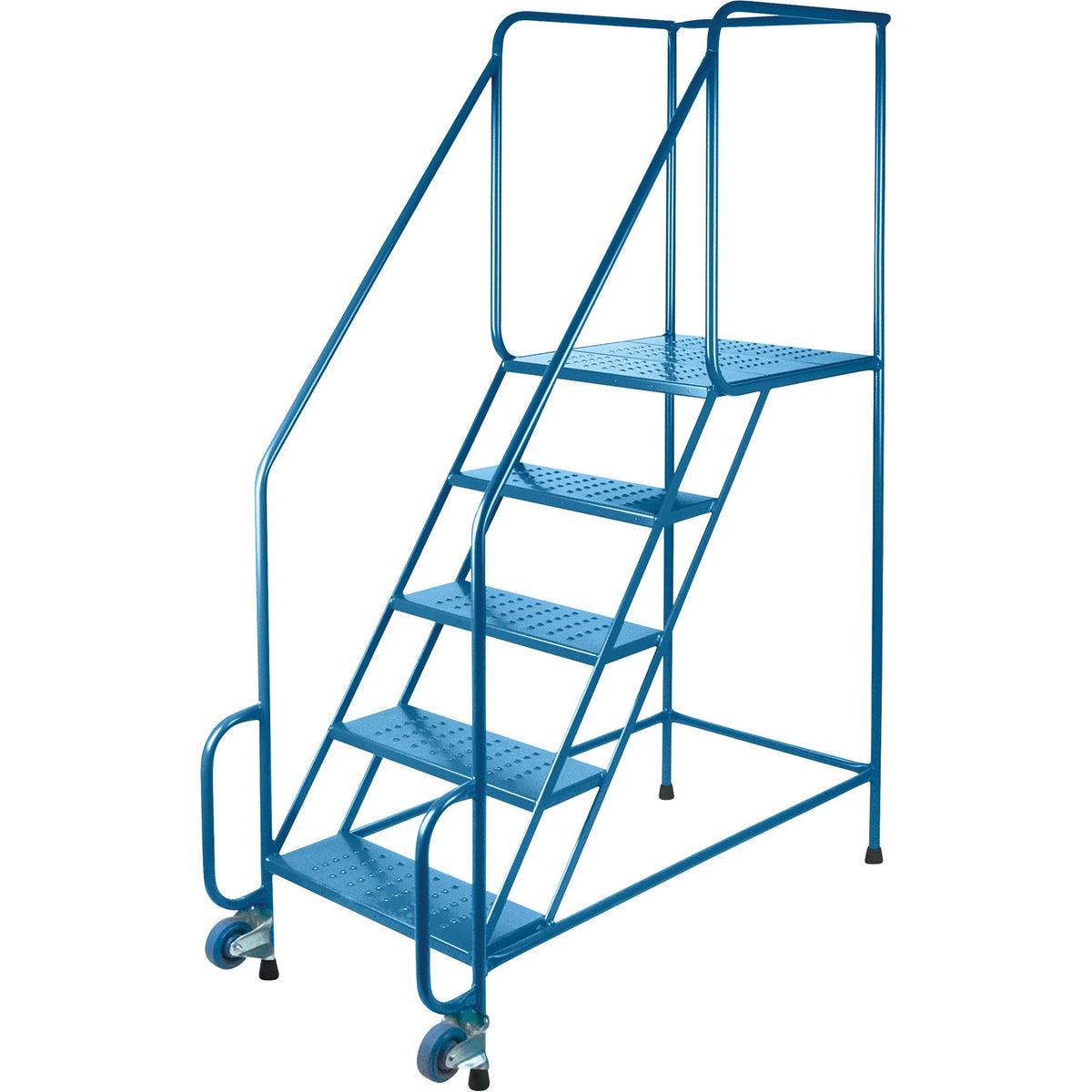Échelles Tilt-N-Roll, acier, 5 marches, 22" de large, 24" P x 47" H marche supérieure