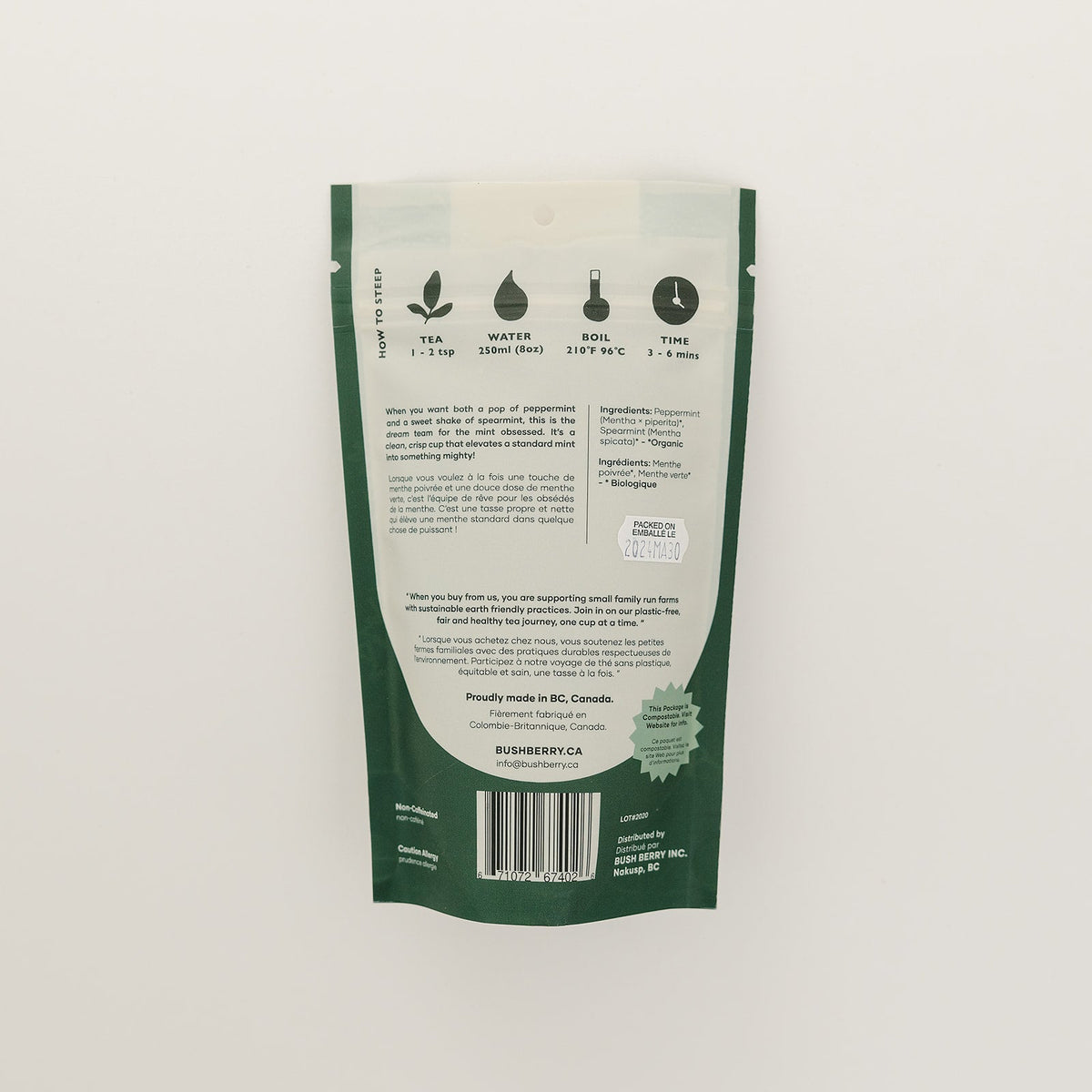 Thé Mighty Minty Bio