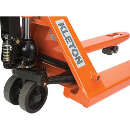 Transpalette manuel super robuste, acier, 122 cm L x 68,6 cm l, capacité de 4990 kg