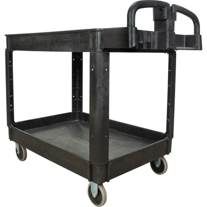 Utility Cart, 2 Tiers, 25-5/8" x 33-1/2" x 43-3/4", 550 lbs. Capacity