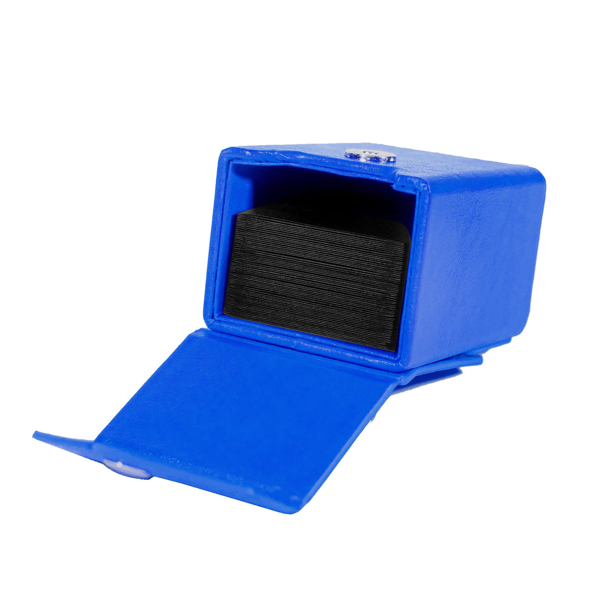 Boîte de rangement Kaiba Bleue + Passant de ceinture - Coque Rigide - Similicuir