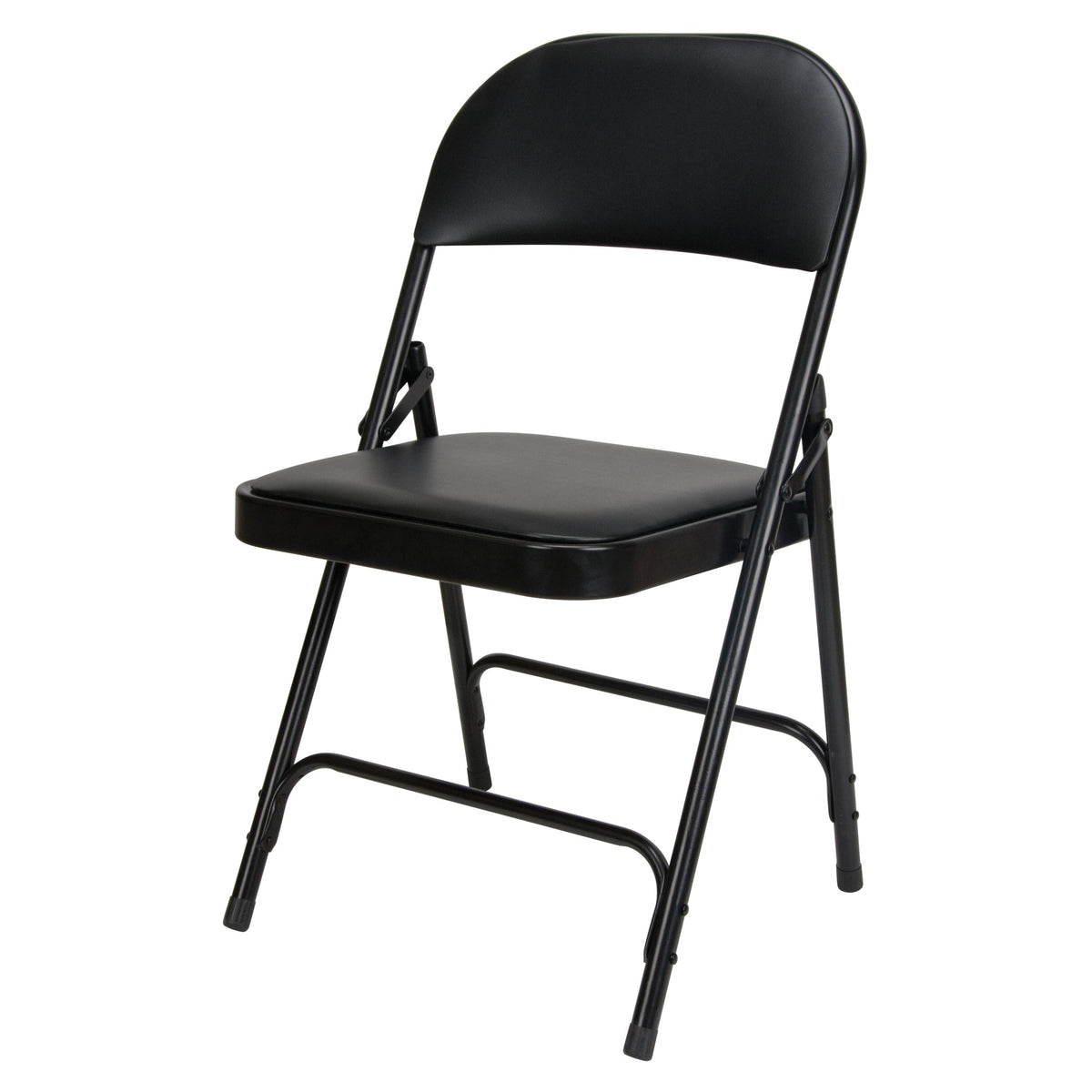 Chaise pliante rembourrée en vinyle