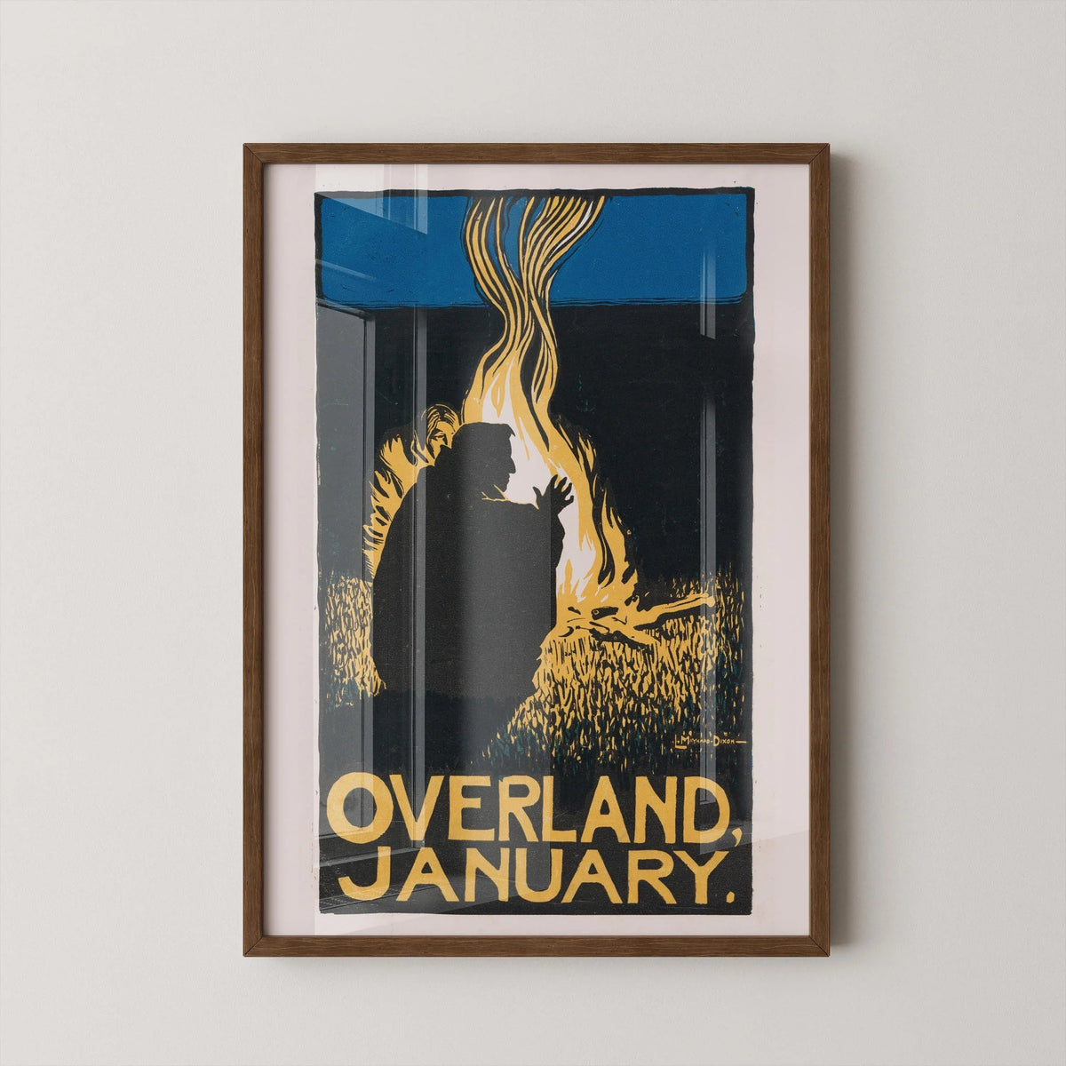Maynard Dixon American West Print: Vintage Overland Magazine Cover (Giclee)