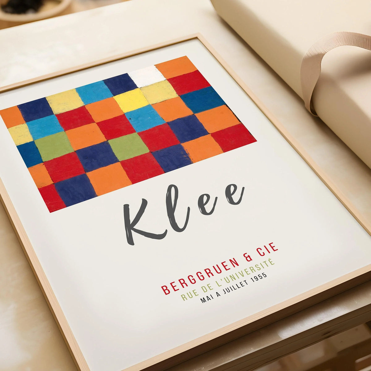Paul Klee - Colour Chart (1930) | Modern Art Exhibition Poster (available handframed or unframed)