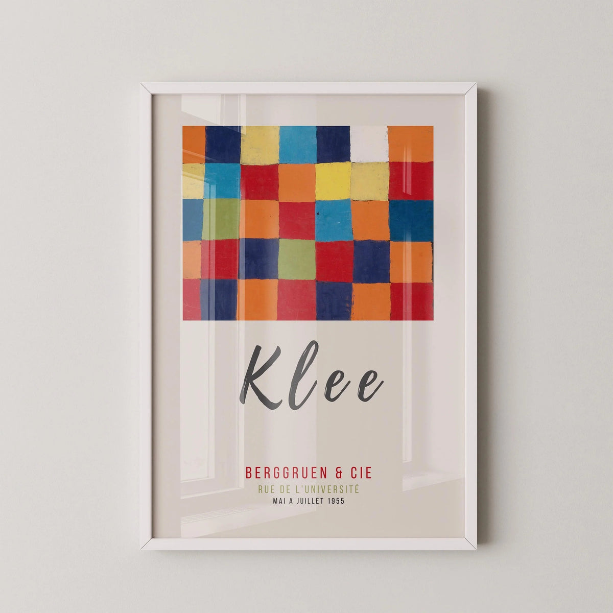 Paul Klee - Colour Chart (1930) | Modern Art Exhibition Poster (available handframed or unframed)