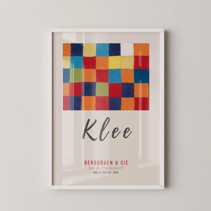 Paul Klee - Colour Chart (1930) | Modern Art Exhibition Poster (available handframed or unframed)