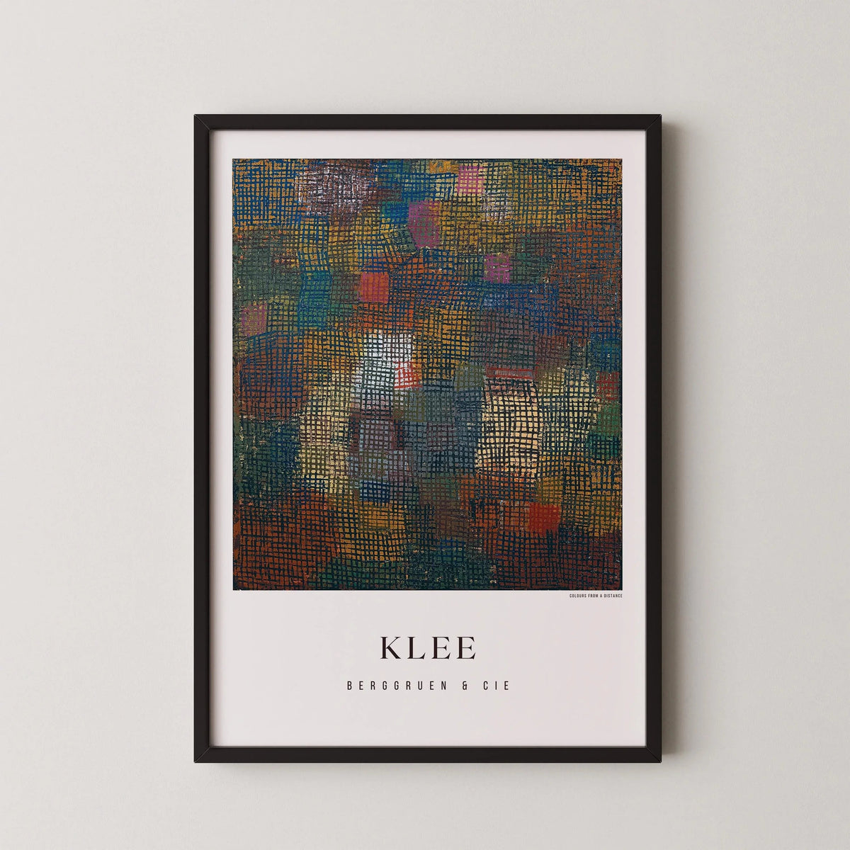 Paul Klee - Couleurs à distance | Art abstrait moderne (Disponible encadré à la main ou sans cadre)