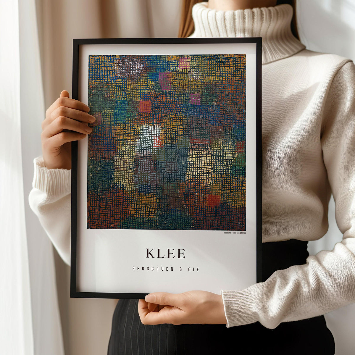 Paul Klee - Couleurs à distance | Art abstrait moderne (Disponible encadré à la main ou sans cadre)