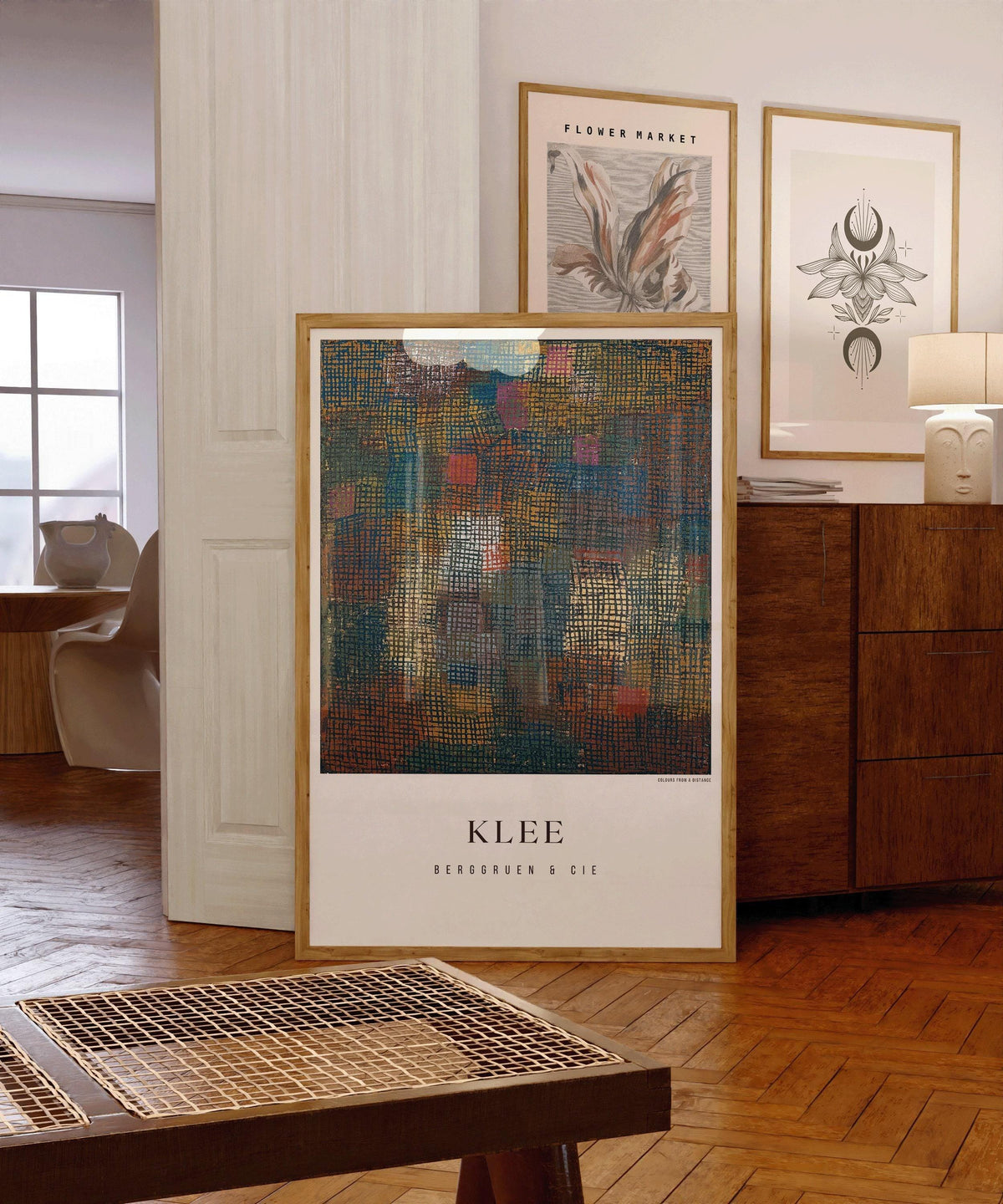 Paul Klee - Couleurs à distance | Art abstrait moderne (Disponible encadré à la main ou sans cadre)