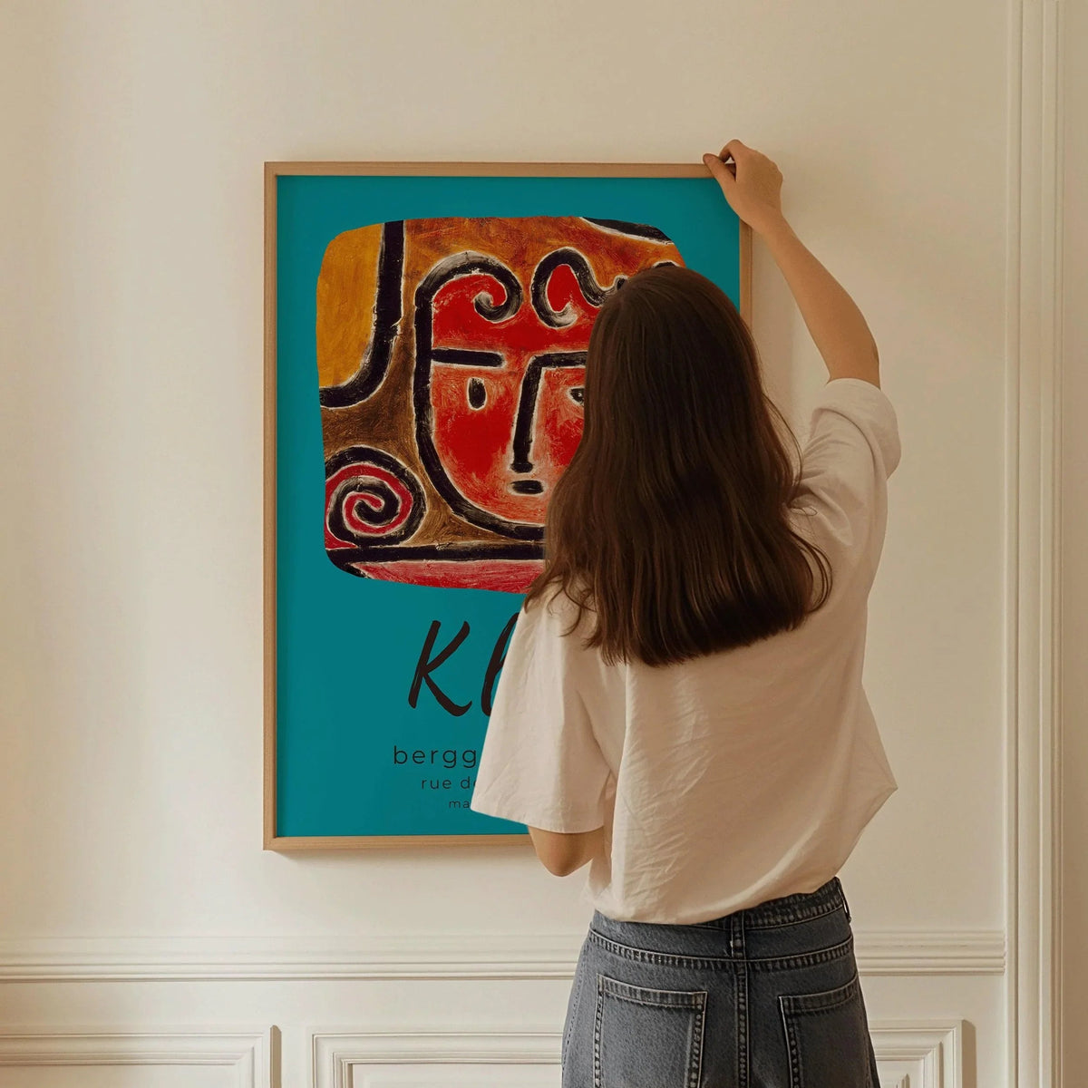 Estampe giclée de l'exposition « Hot Blooded Girl » de Paul Klee