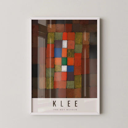 Paul Klee - Dégradé statique dynamique | Art abstrait moderne (Disponible encadré à la main ou non encadré)