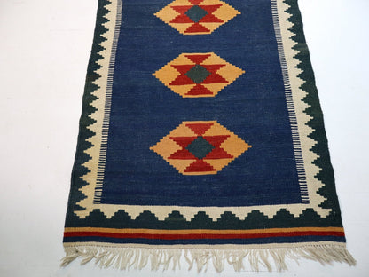 Persian Shiraz kilim Runner |  2' 8" x 9' 7"