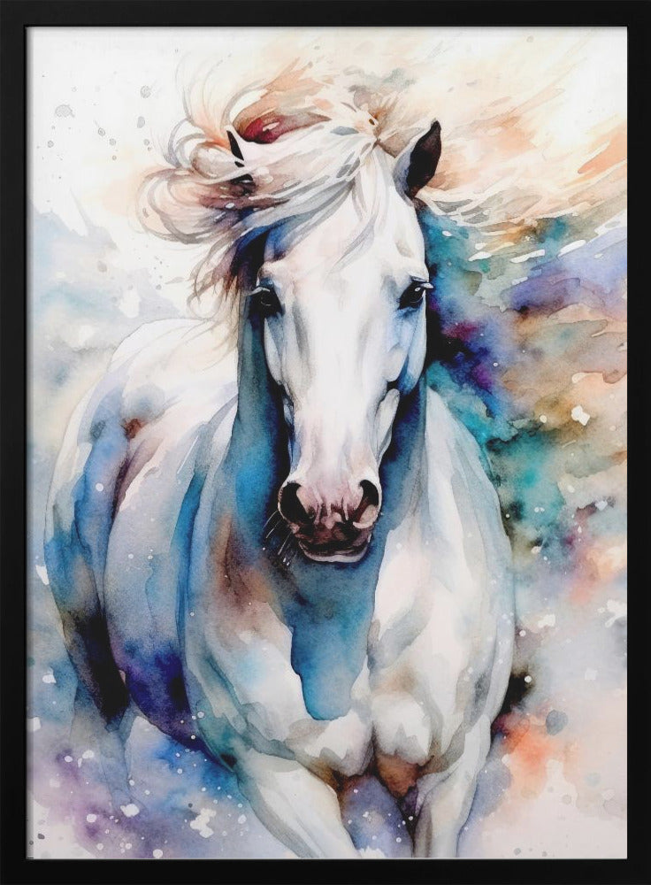 Cheval aquarelle (1)