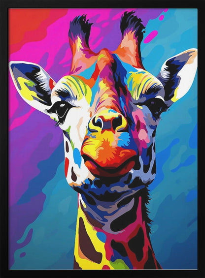 Décoration murale Girafe Pop Art