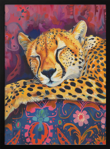 Décoration murale Guépard au repos