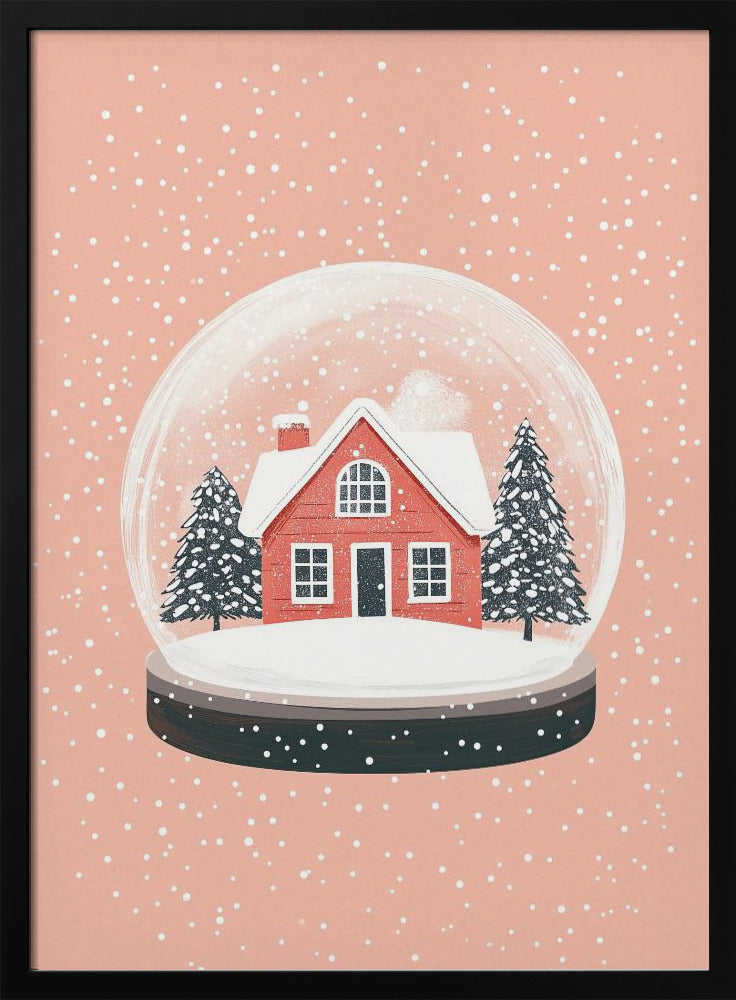 Décoration murale Ornement de Noël Illustration sur verre Impression sur toile