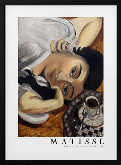 Décoration murale Lorette Con Una Tazza Di Caffe 1916 Boarder