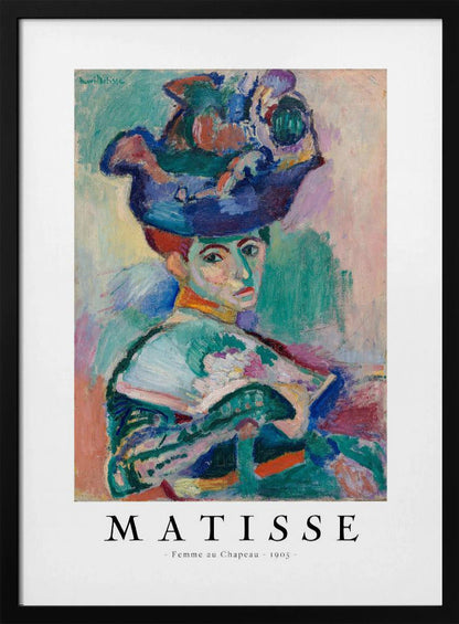 Décoration murale Femme au Chapeau 1905