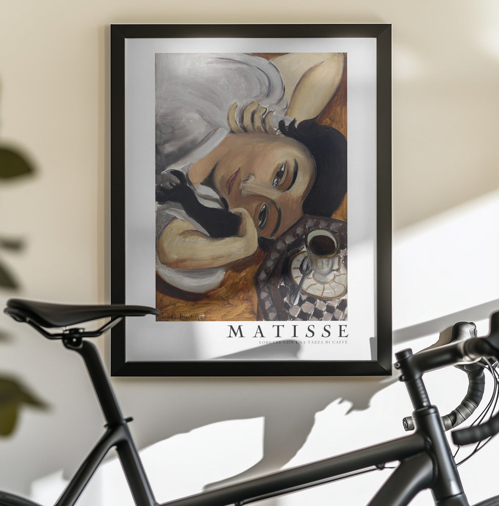 Décoration murale Lorette Con Una Tazza Di Caffe 1916 Boarder