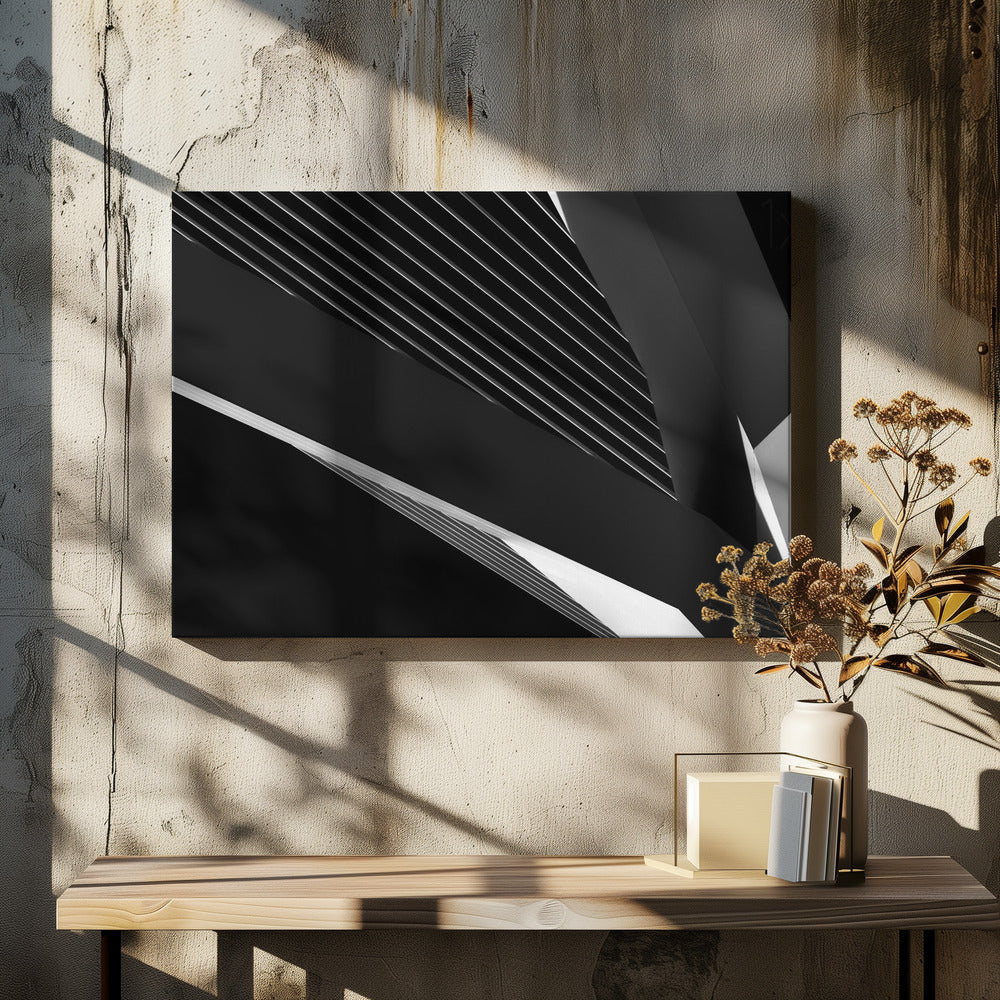 Art mural Abstraction d'un cygne