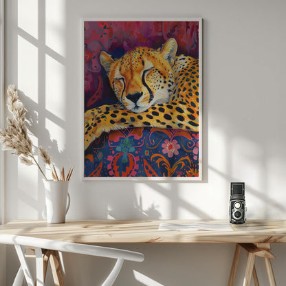 Décoration murale Guépard au repos