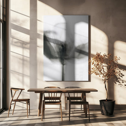 Art mural Tulipe monochrome