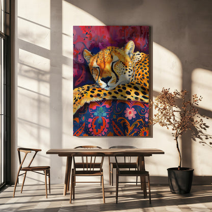 Décoration murale Guépard au repos